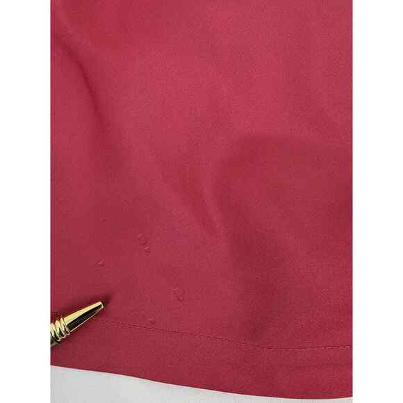 Talbots Pure 100% Silk Pink Ruched Gathered Front Blouse Womens Size 20W Career - Picture 12 of 12